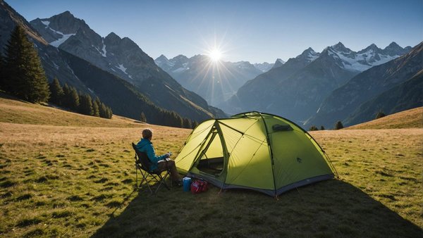 Camping à la rencontre du soleil dans les alpes à bourg d'oisans : un séjour inoubliable en pleine nature